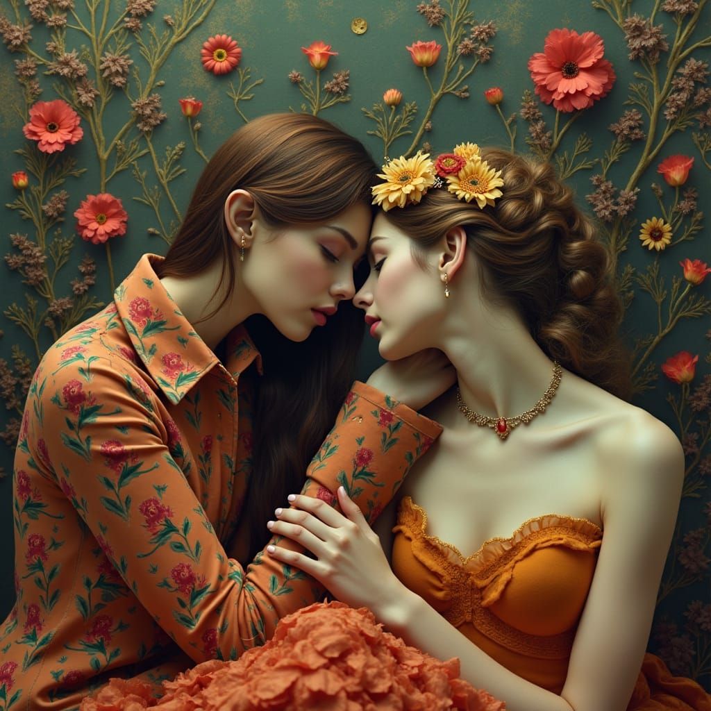 Decadent Surreal Image of Relationship's End