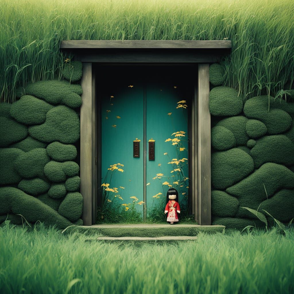 Yamato-e: Festival of Dolls Behind a Hidden Door