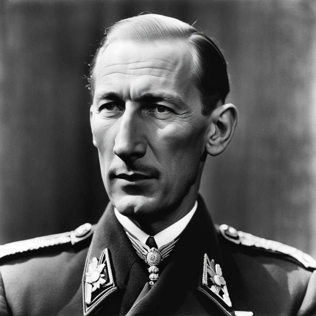 Detailed Portrait of Reinhard Heydrich