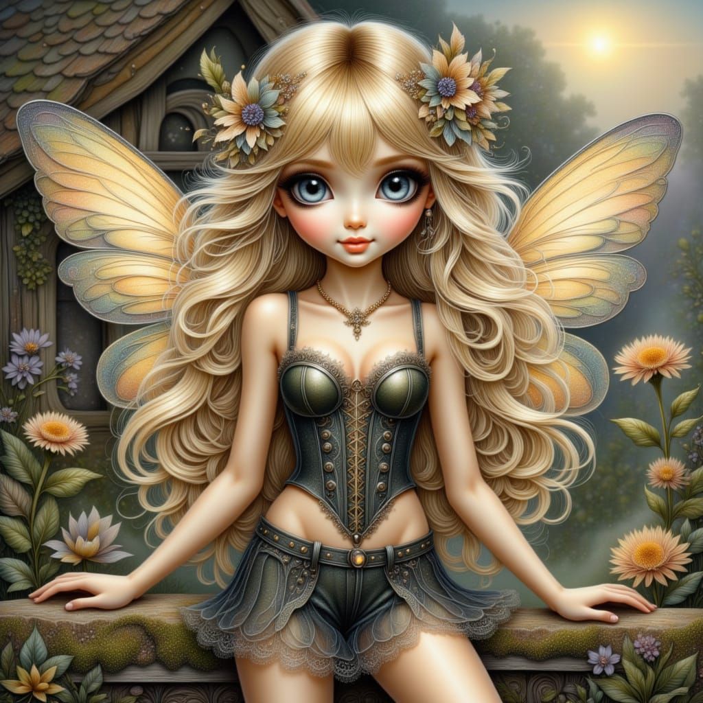 Gothic Fairy Poses by Mossy Cottage