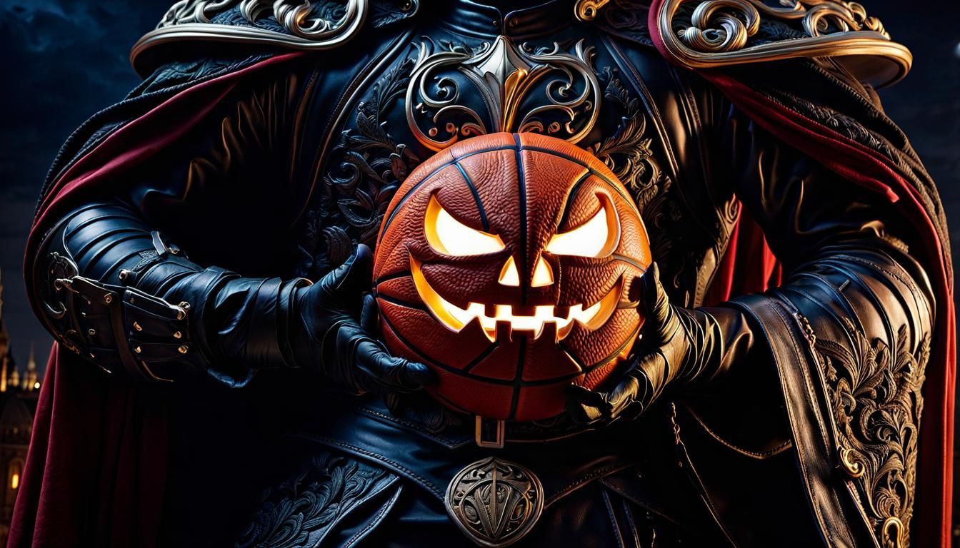 The Headless Horseman, After He Accidently Dropped His Pumpkin Head