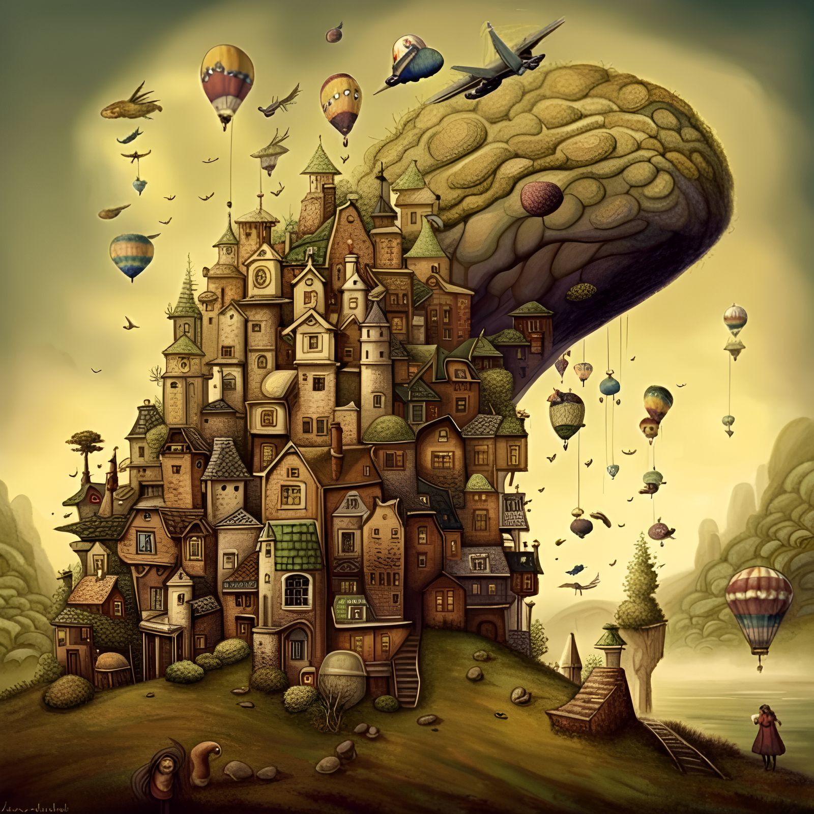 Abstract AI-Generated Image from Random Prompt