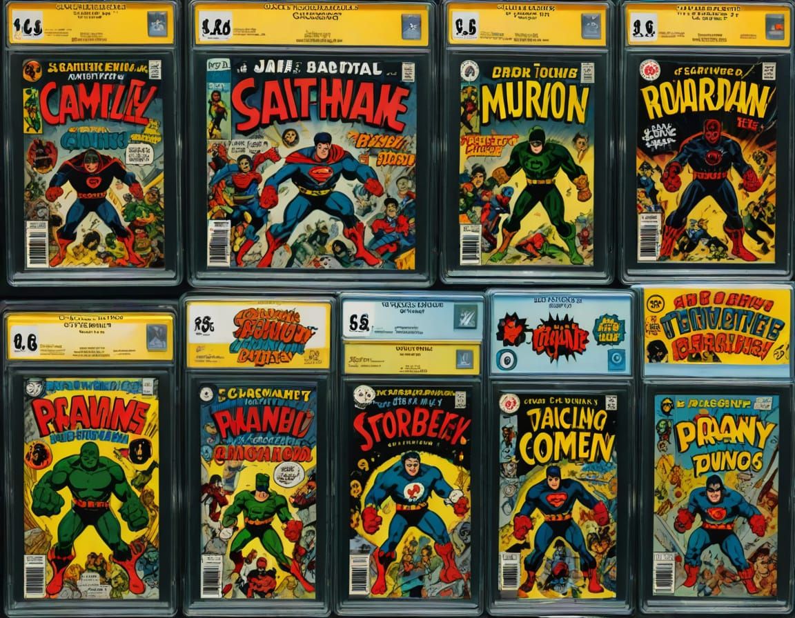 Roardan and Murion Slabbed comics, no 9.9s yet