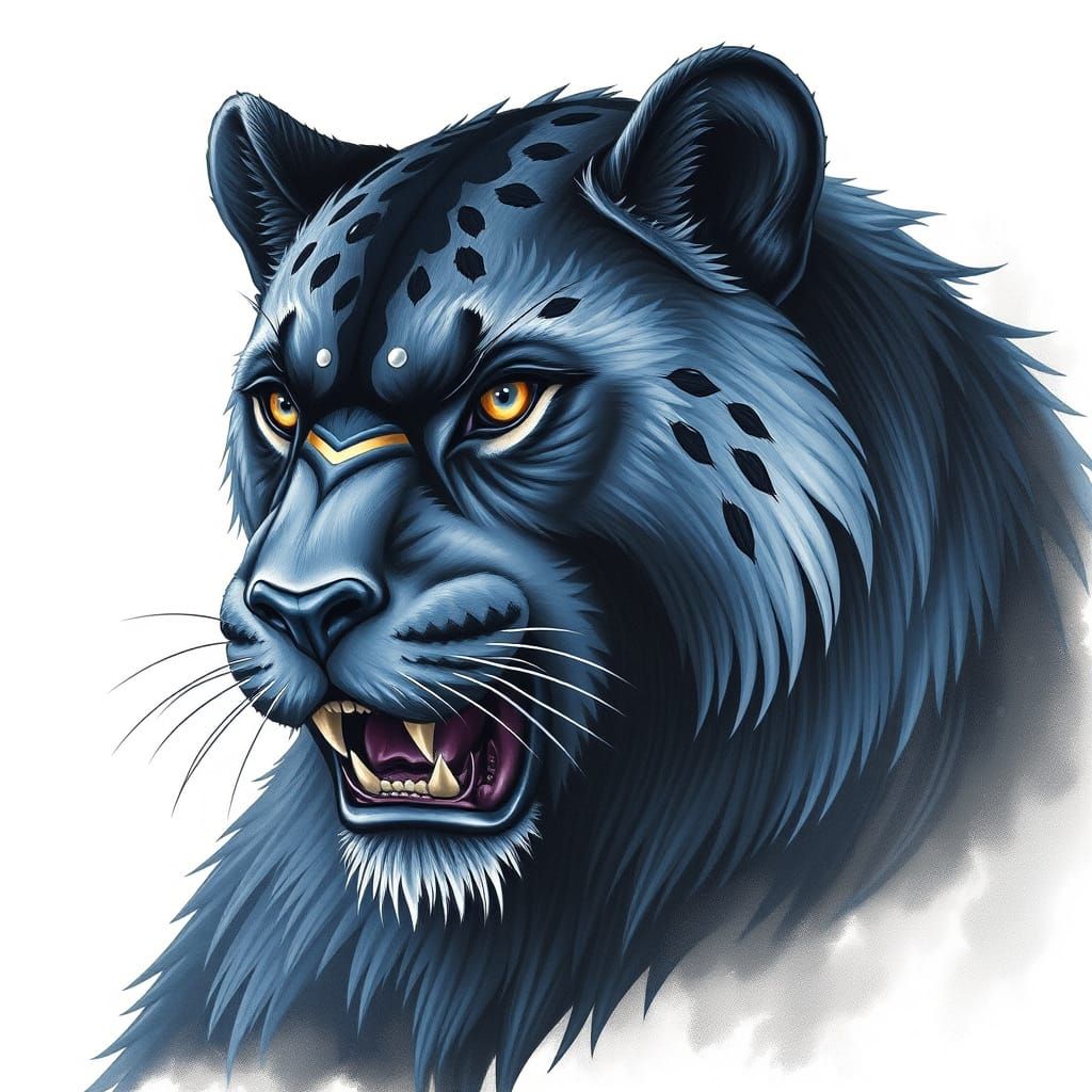 Panther and Bear Hybrid Creature Concept