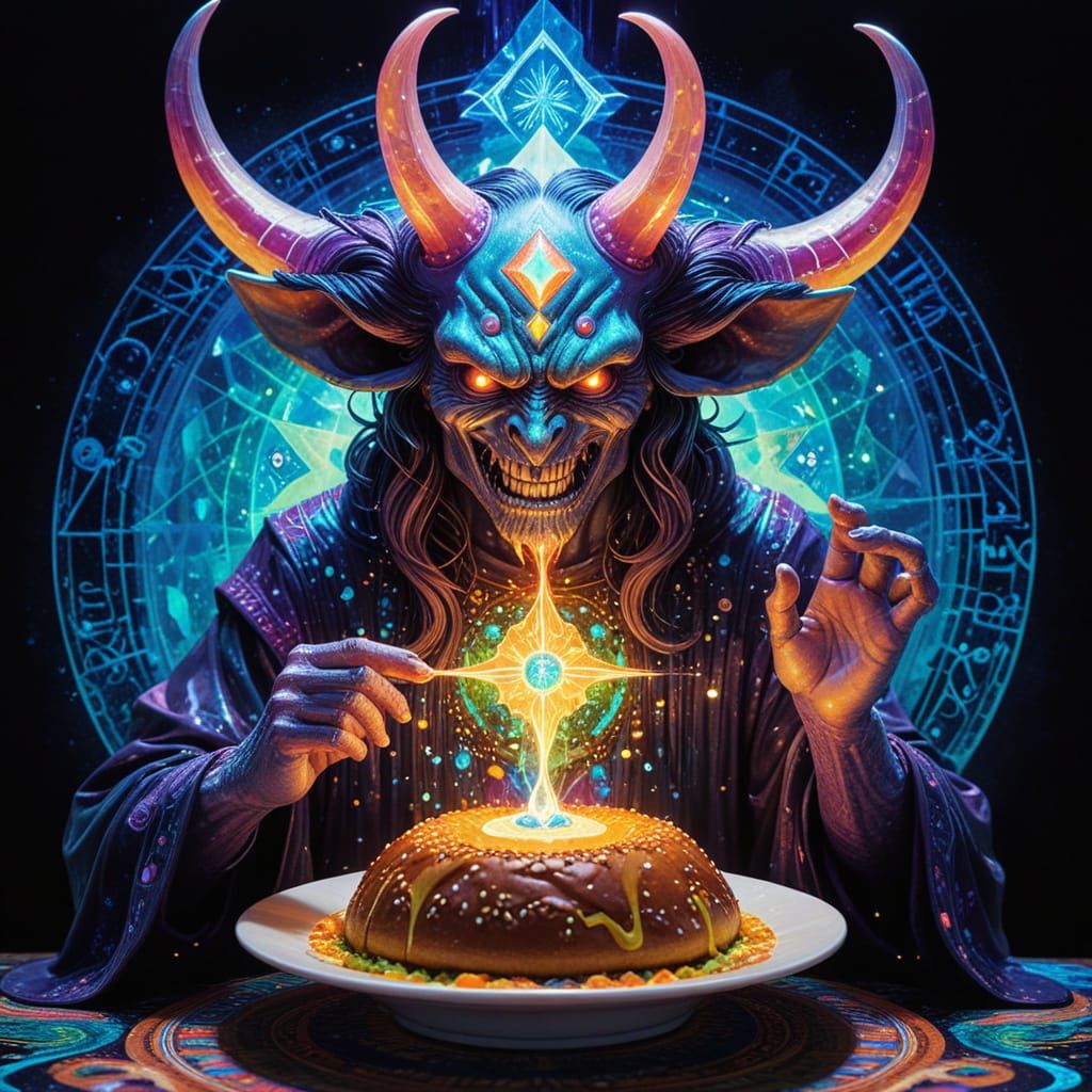 Cosmic Demon Hologram Masterpiece