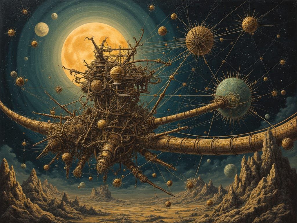 Mechanical Furies Strung Along Through Bi-Infinite String Do...