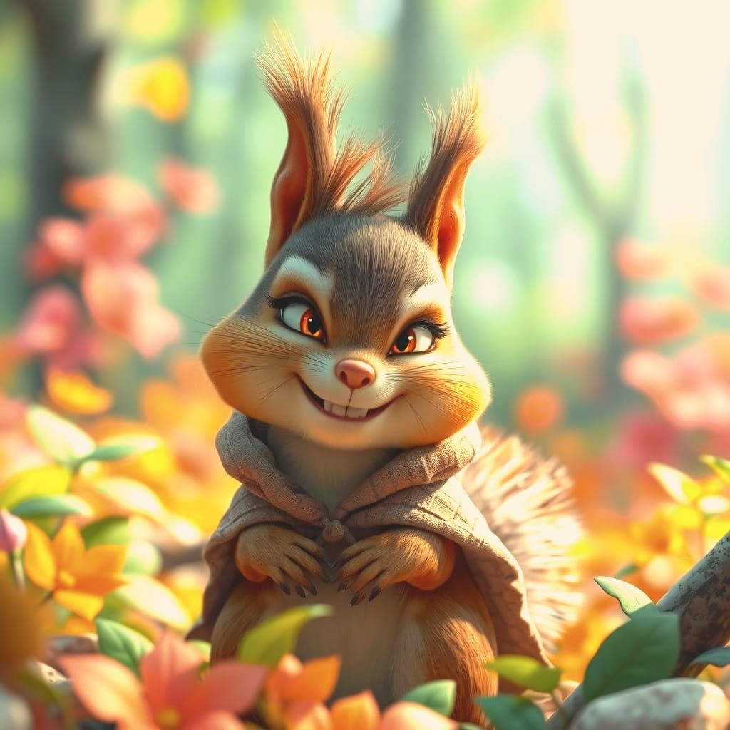 Mischievous Squirrel
