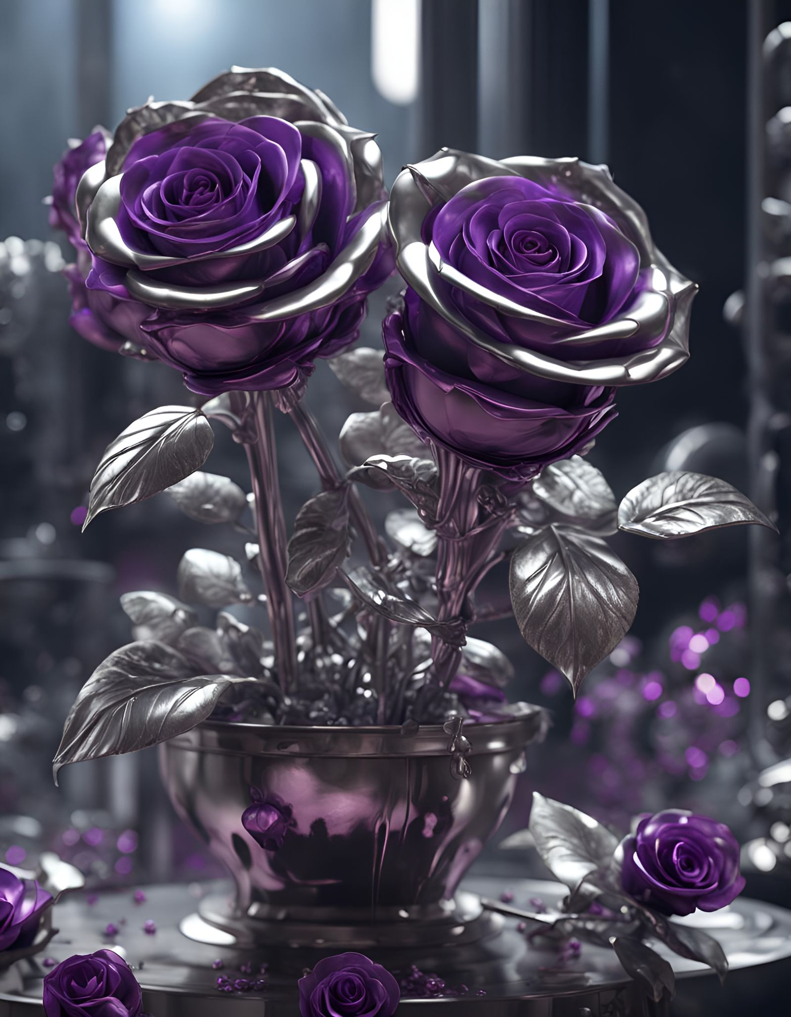 Pewter Roses 🌹