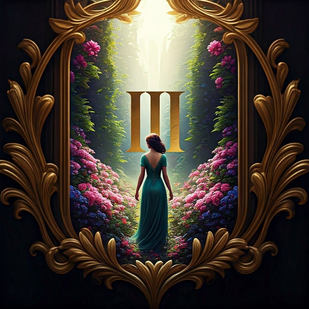 Blooming Garden Empress in Detailed Matte Painting