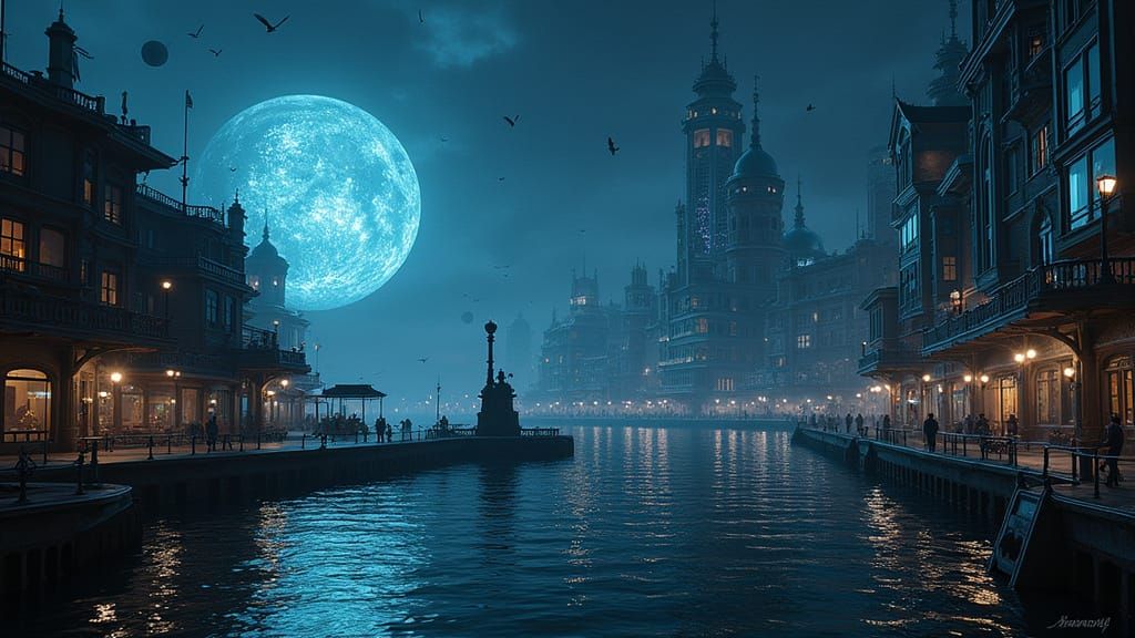 Futuristic Utopia: A High-Tech Urban Hub