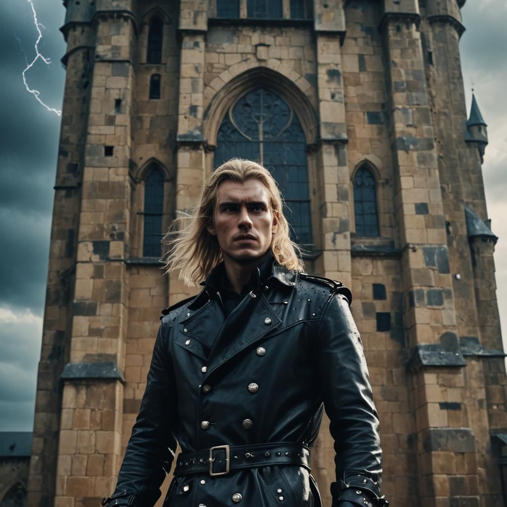 Medieval Tower Warlock Controls Lightning