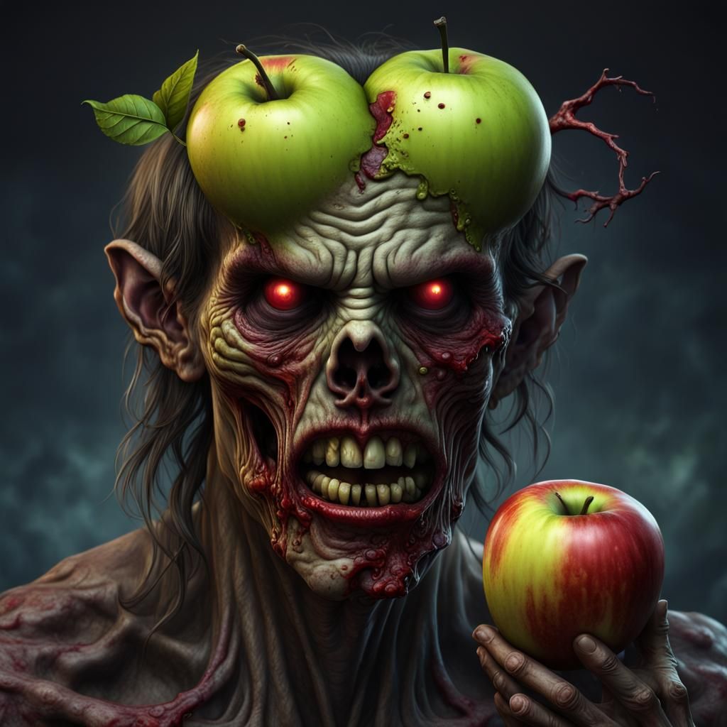apple head zombie