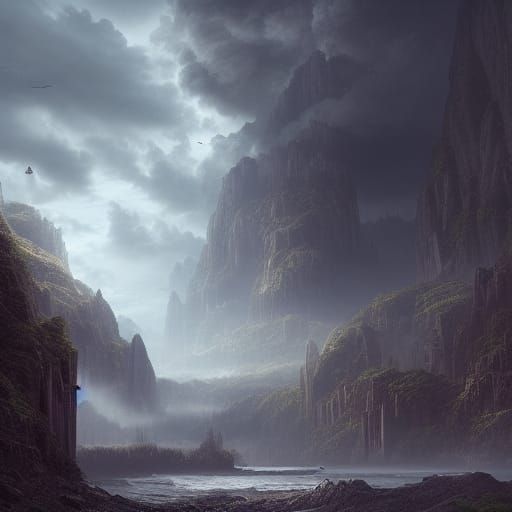 Epic Cinematic Digital Matte Painting
