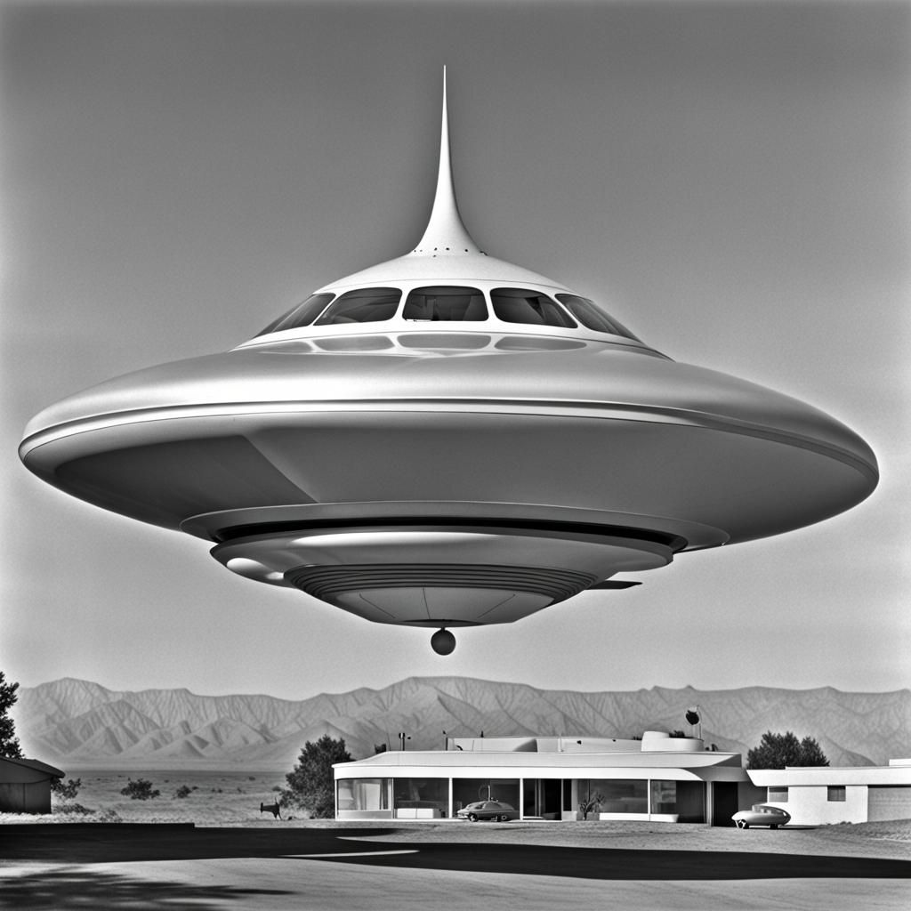 1955 flying saucer