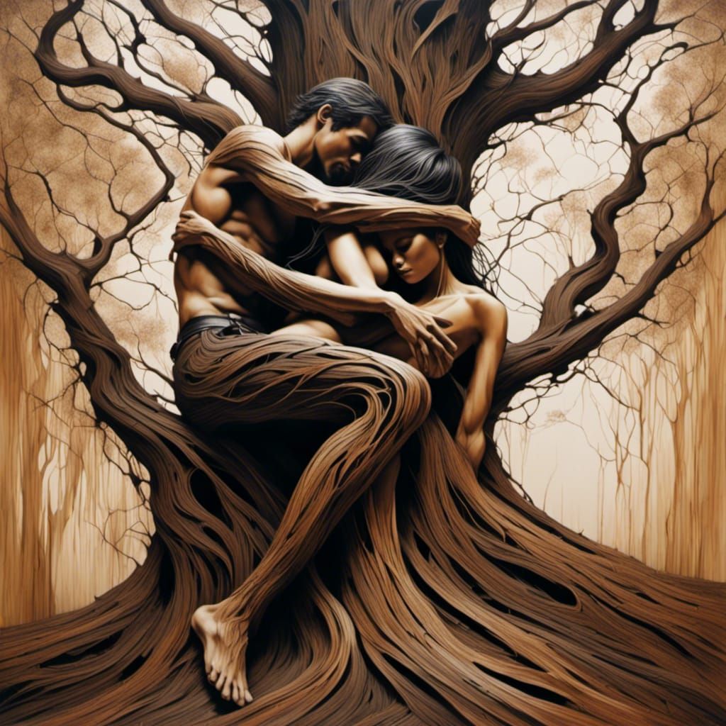 Melting Lovers Become a Unique Tree