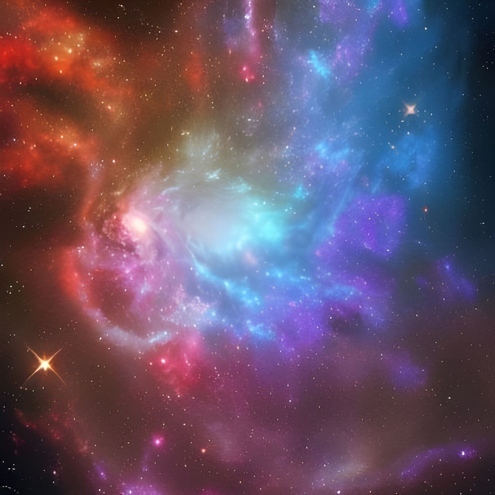 Spectacular Supernova Explosion Illuminates Colorful Galaxie...
