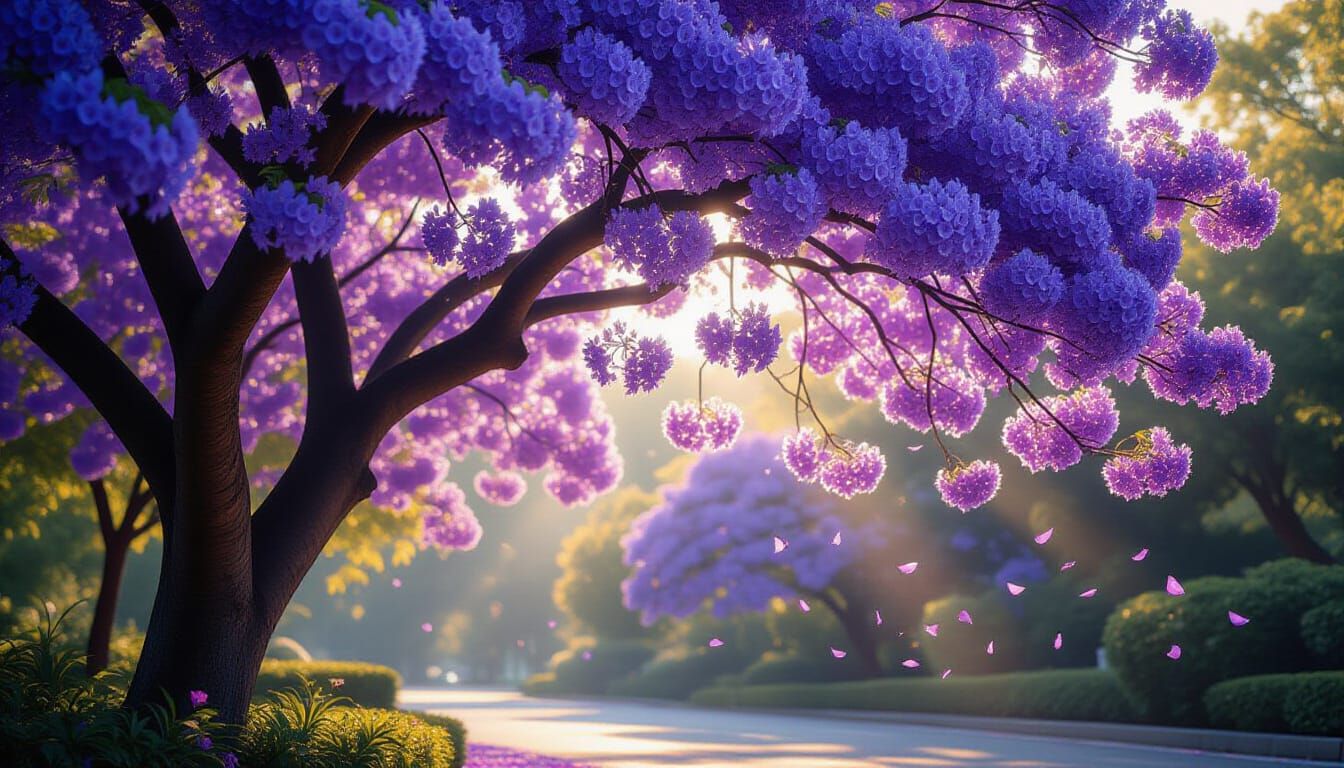 Dazzling Jacaranda Tree in Full Bloom