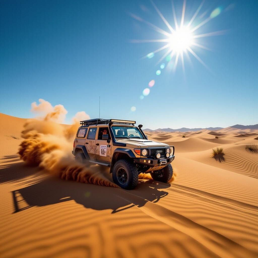 4x4 Desert Racer in Natural Light