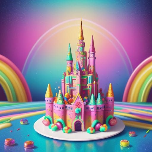 Candy Art: Ice Cream Castle Fairytale
