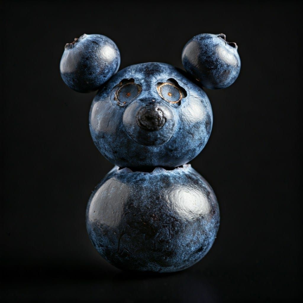 Blueberry Bear: An AI-Generated Fruit Animal