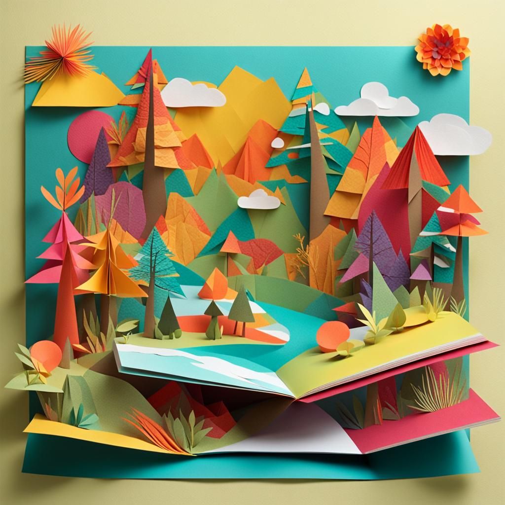 A pop-up book