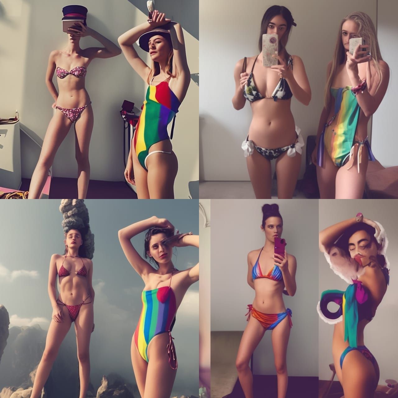 Instagram Influencer in Wonderland: A Leibovitz-Inspired Pho...