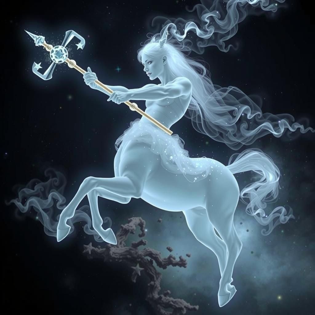 Ethereal Sagittarius Centaur in Astral Dance