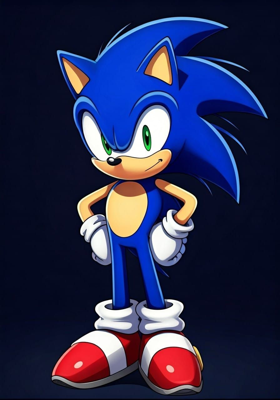 Sonic the Hedgehog with a Dark Obsession