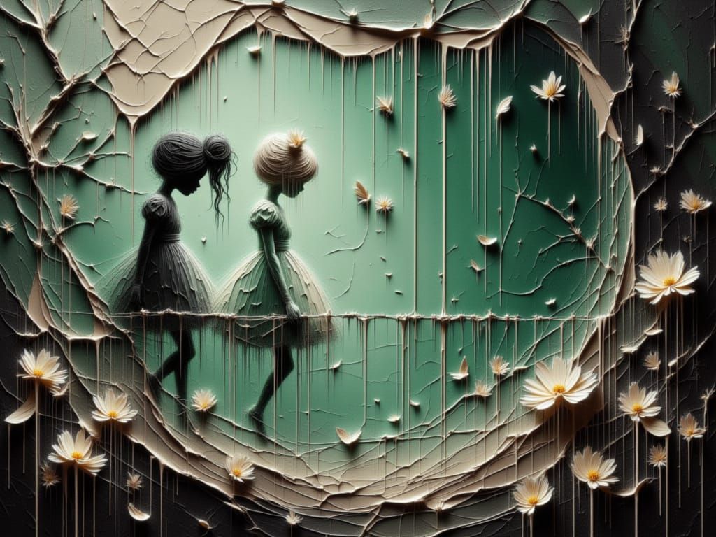 Alice Steps Through Looking Glass into Wonderland