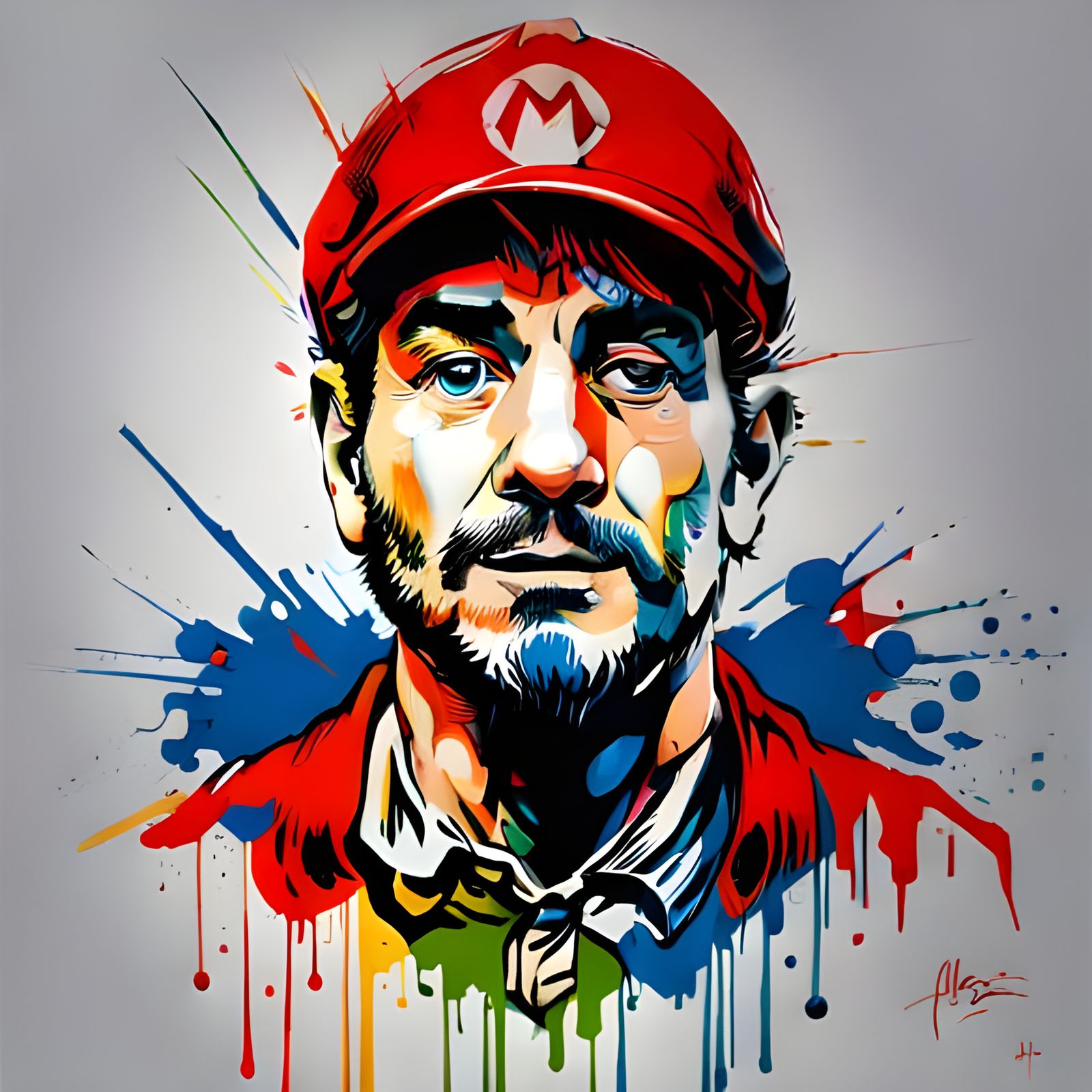 Mario Bros Inspired by Renaissance Art