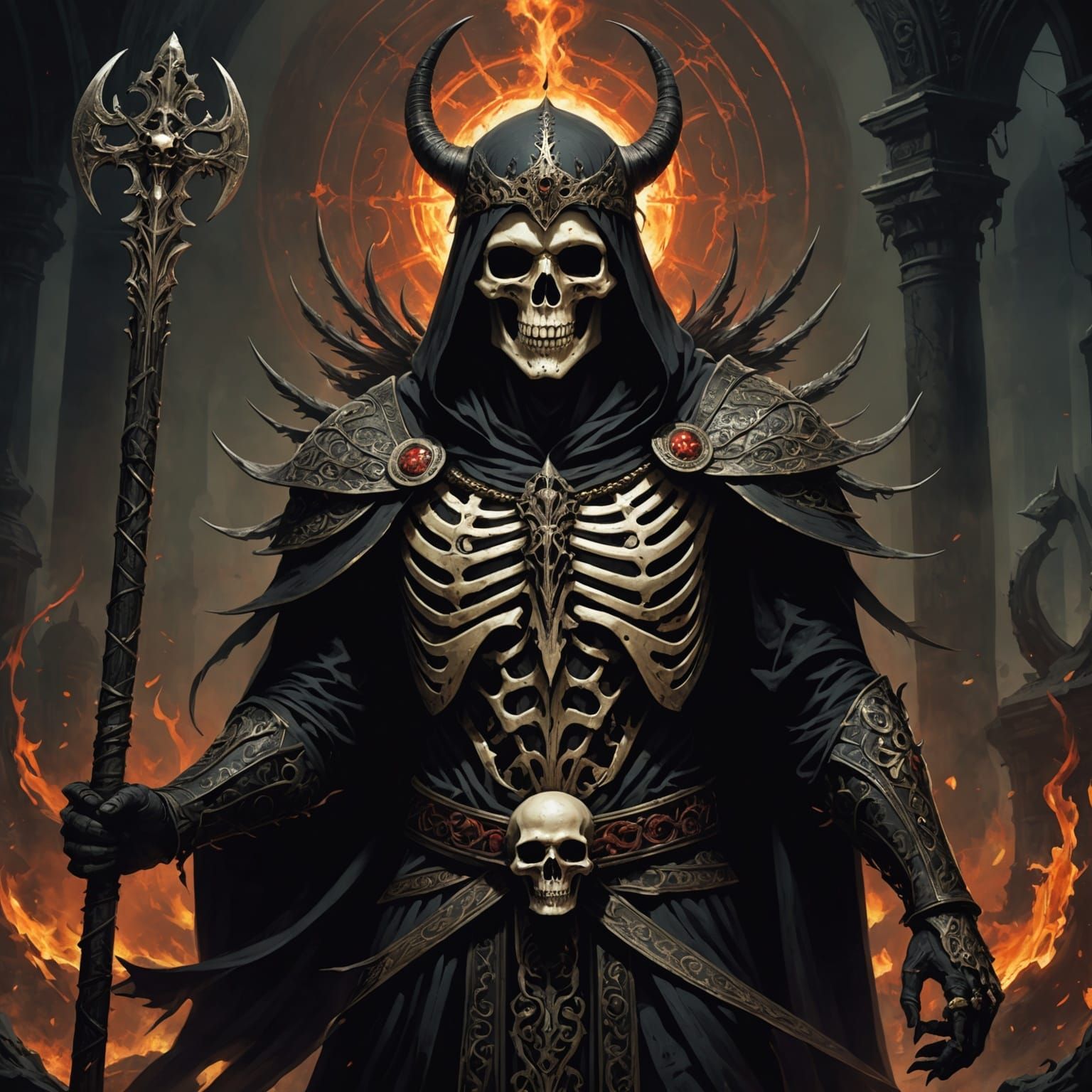 Intriguing God of Death and Trickery