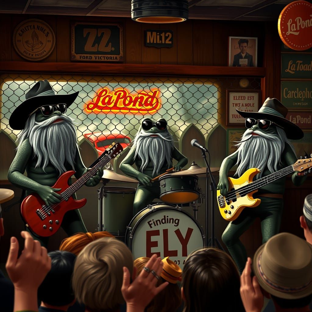 Retro Rockin' Frog Band at LaPond Bar