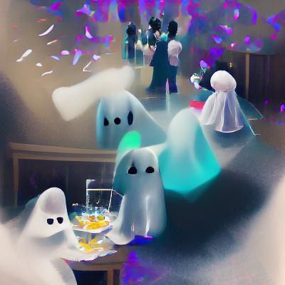 Whimsical Ghost Party Celebration