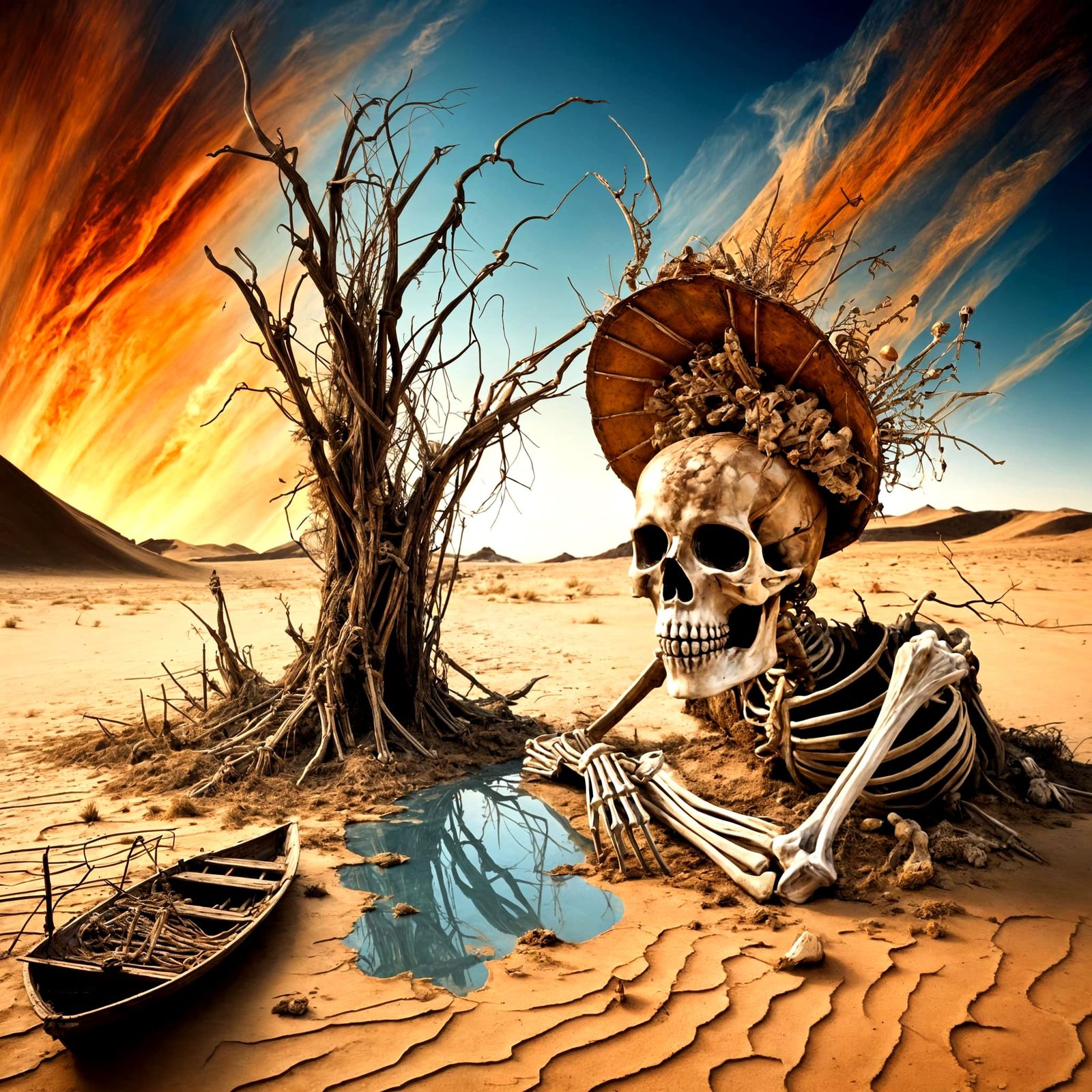 Surreal Desert Tear Reveals Vibrant World