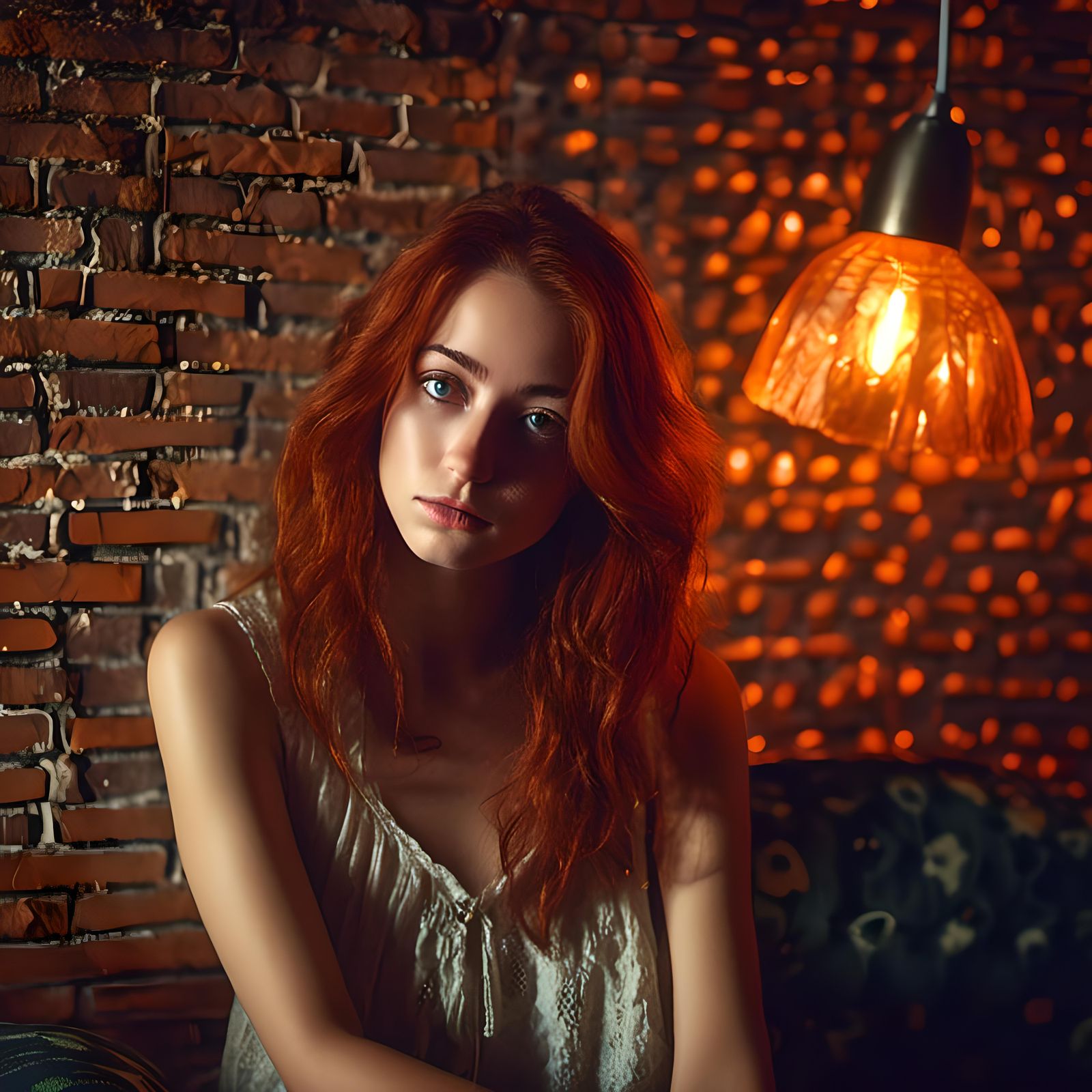 Elegant Woman Reading in Modern Interior