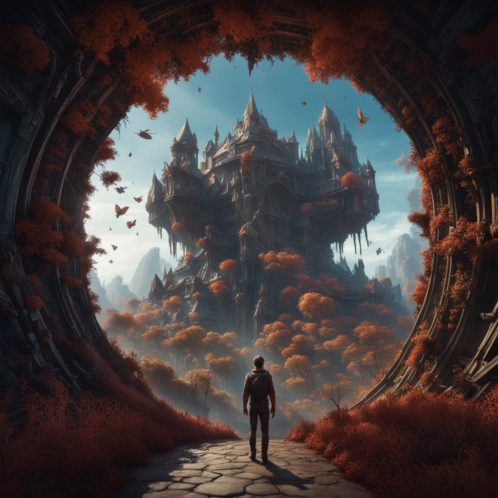 Bug's-Eye View: Fantastical Human Encounter