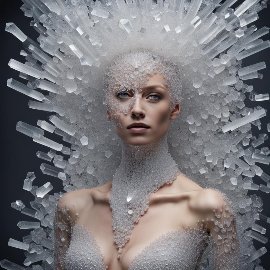 Crystalline Woman: A Vision in Crystal