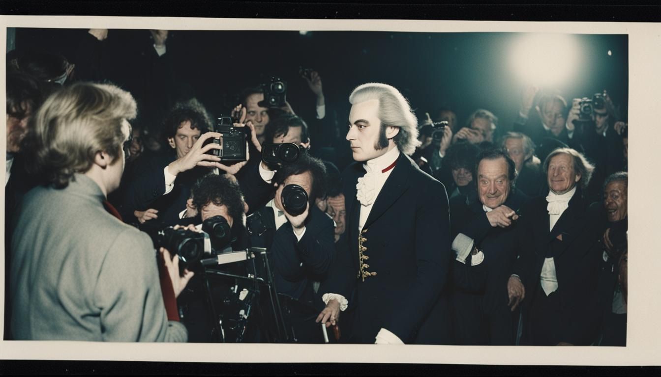 Mozart Photographed By Paparazzi