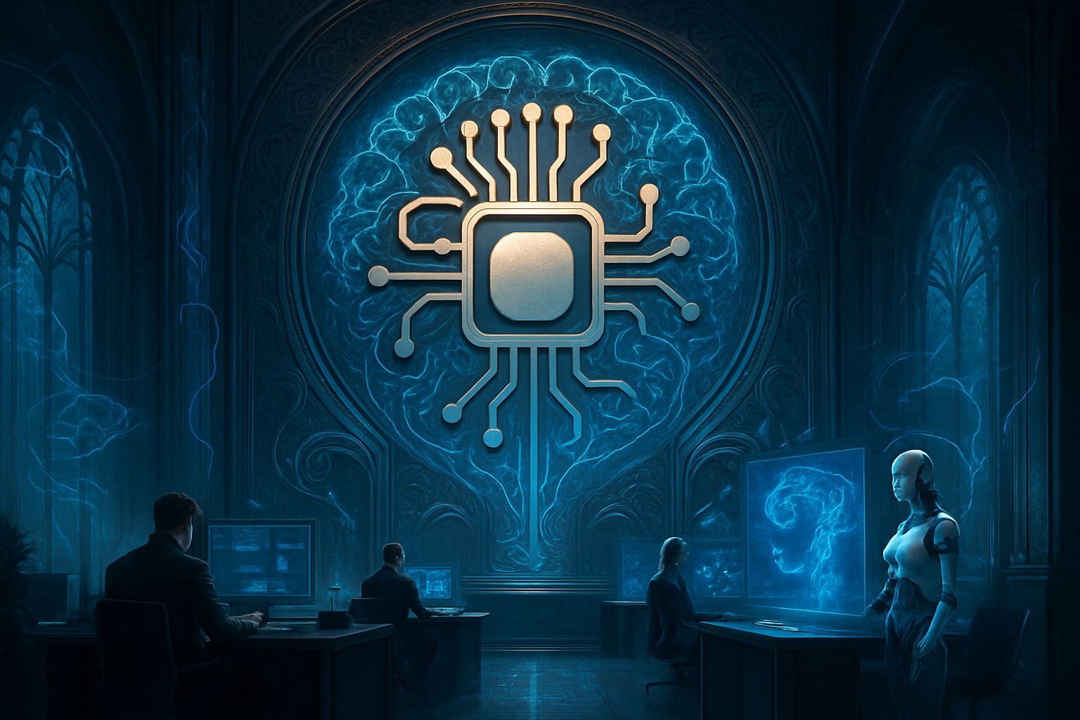 Overly-Designed HQ Based Around a Decorative Metal-Oxide-Semiconductor