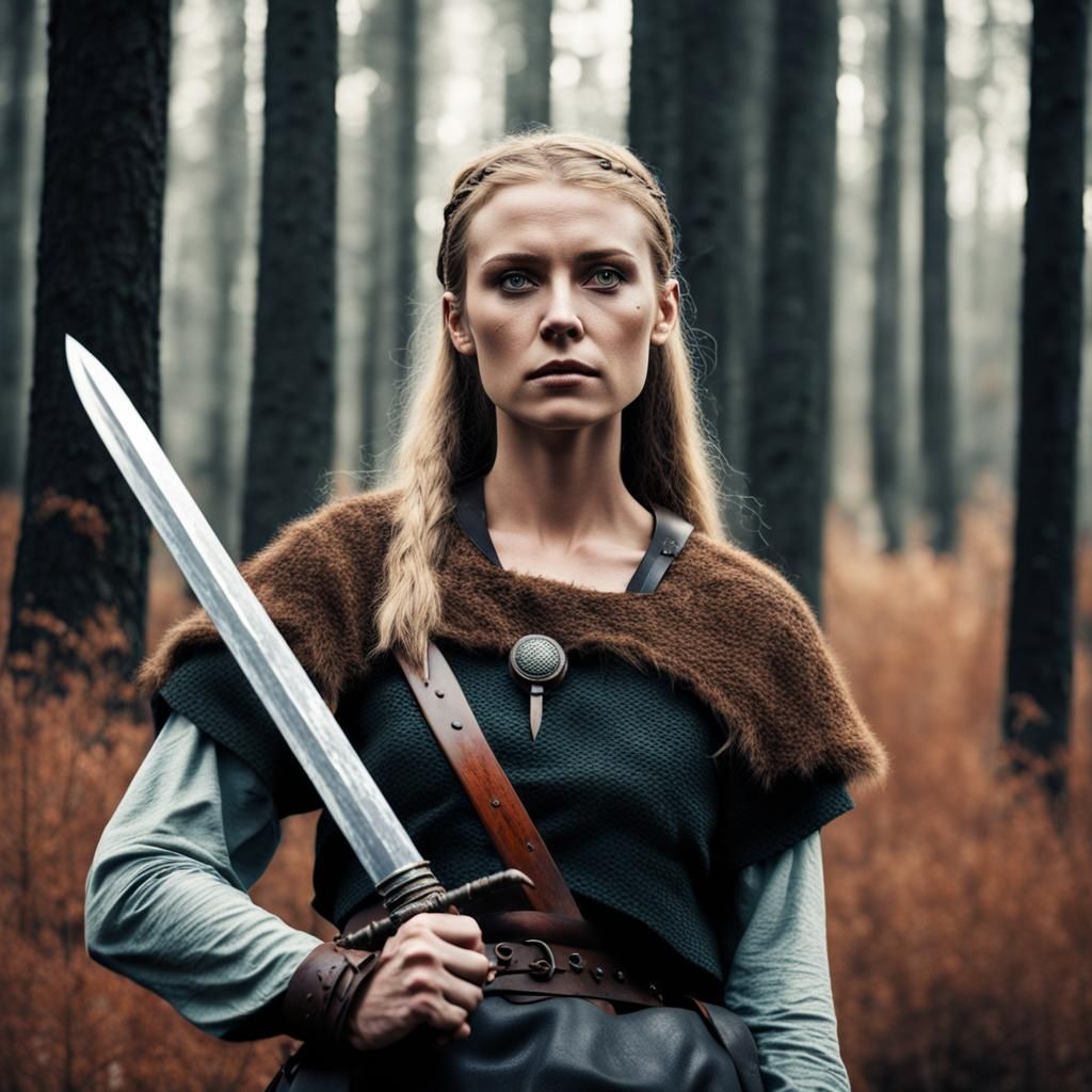 Young viking woman