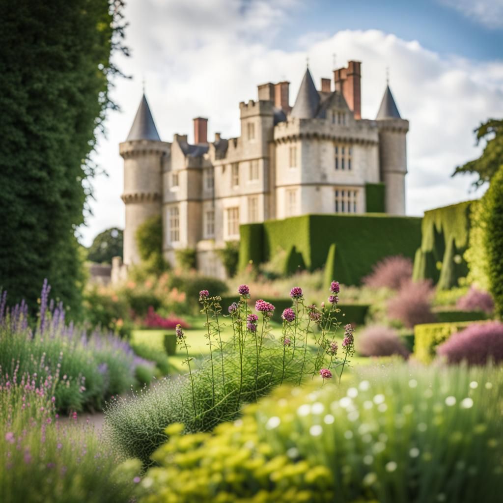 English Castle Garden: Professional Photography