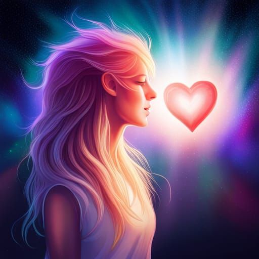 Radiant Heart: A Symbol of Mental Wellness