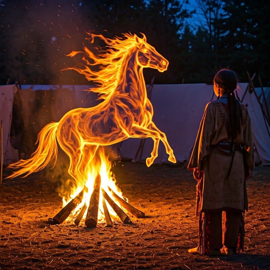 Ethereal Plains Spirit in Flames
