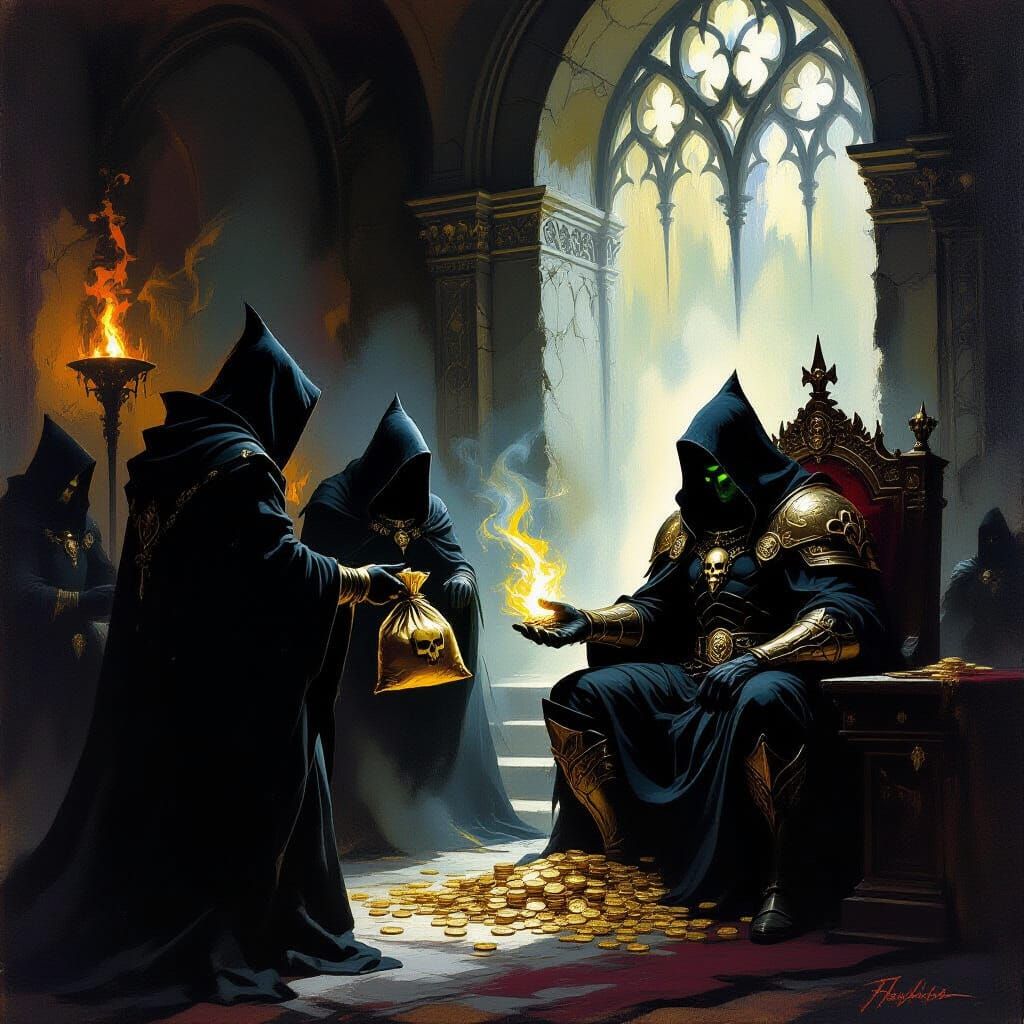 Gilded Betrayal: Shadow Emissaries Offer Cursed Gold