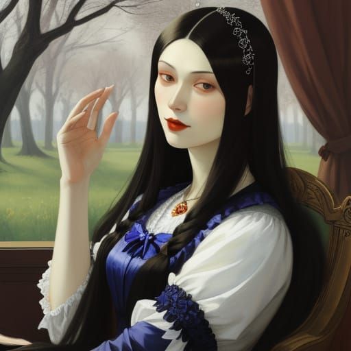 Beautiful Vampire Finds Inner Peace