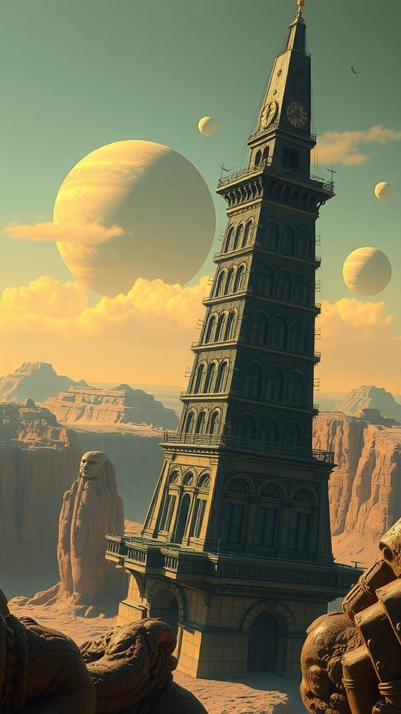 Gothic Sepia Panfuturism Filligree Masterpiece