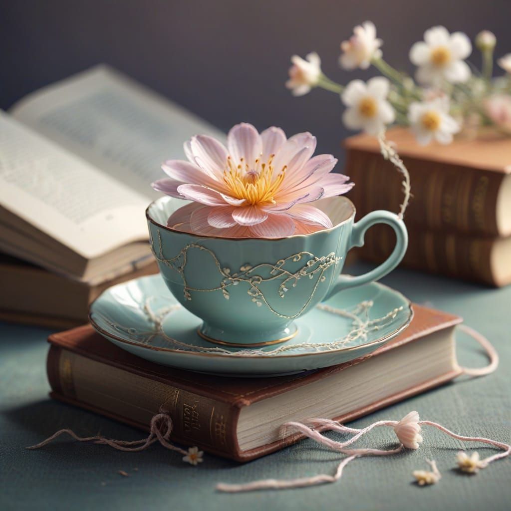 Surreal Still Life of Thread-Wrapped Objects