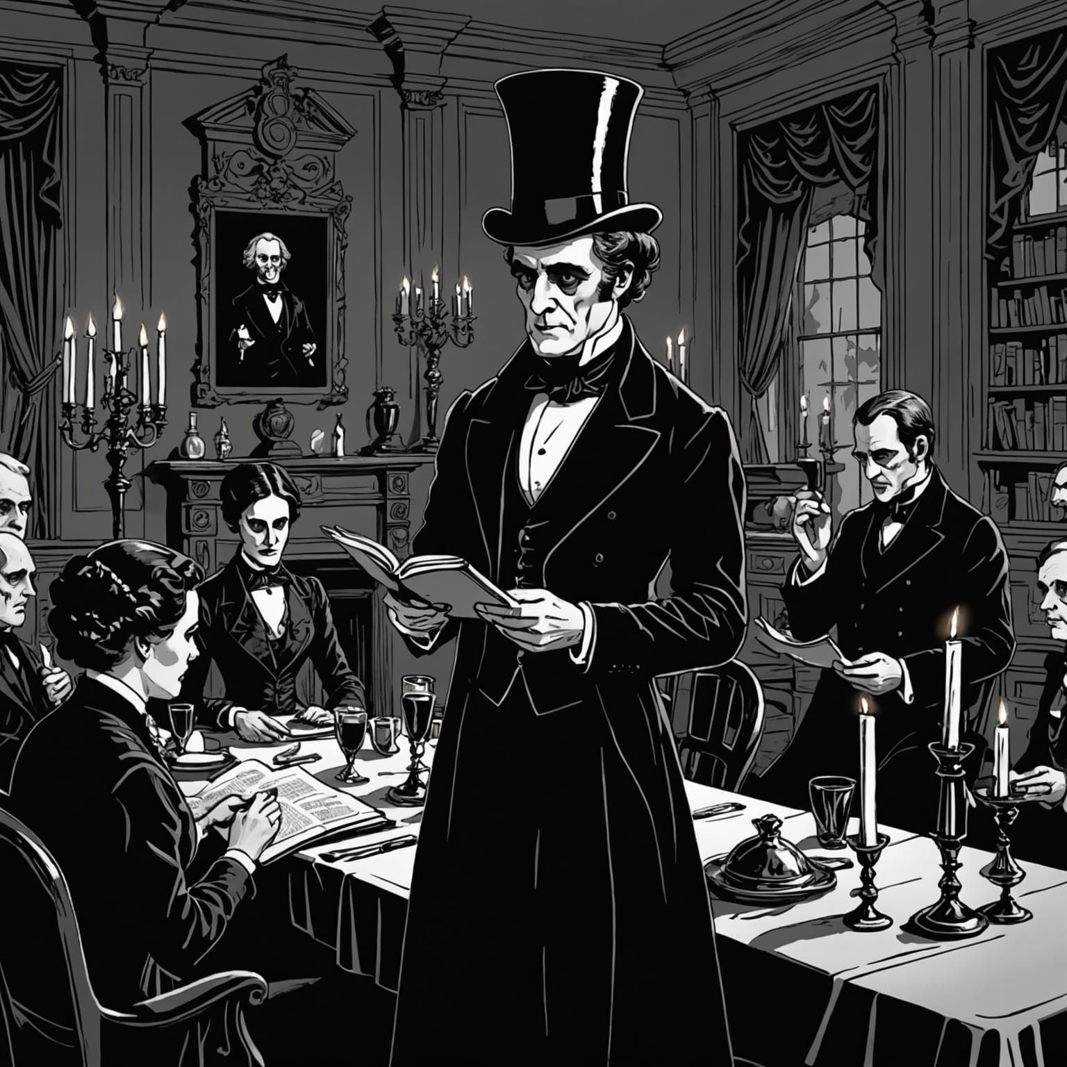 Haunted Victorian Salon: A Literary Seance