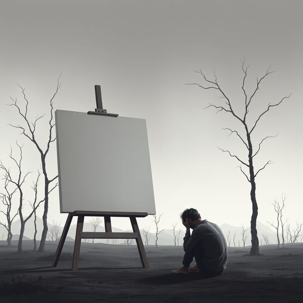 Desolate Canvas: A World Without Creativity