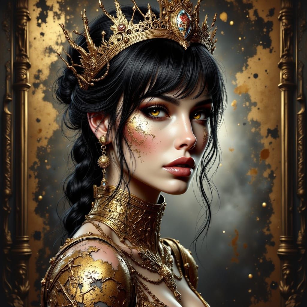 Queen Pauley Perrette Victorious in Regal Portrait